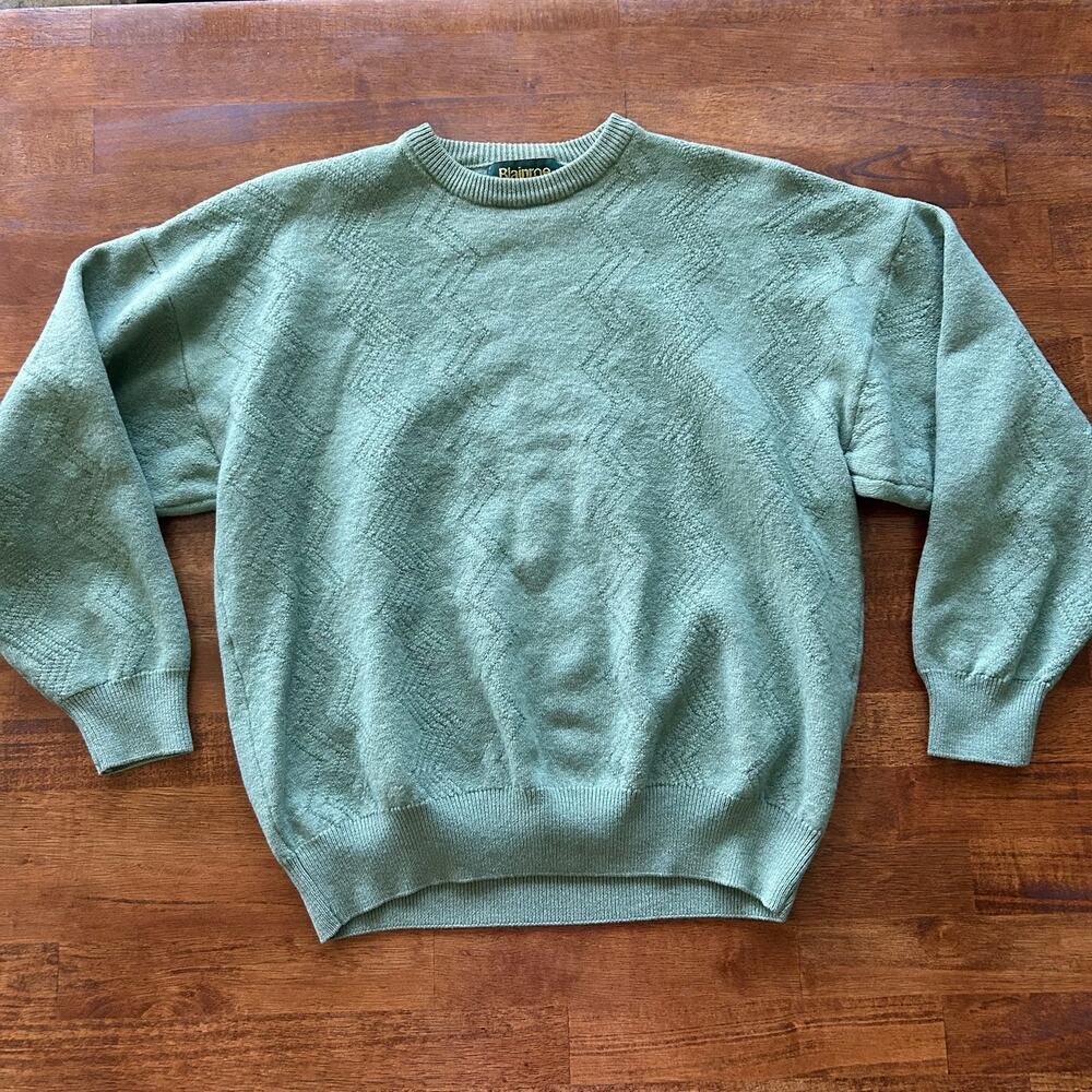 Blainroe Ireland Sweater, Size 46 XXL, Crewneck, Wool Cotton Blend.”